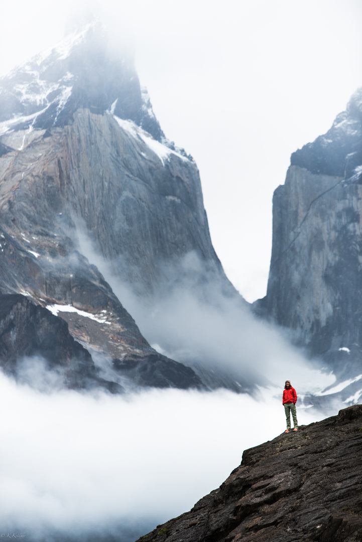 Über den Wolken der Torres del Paine