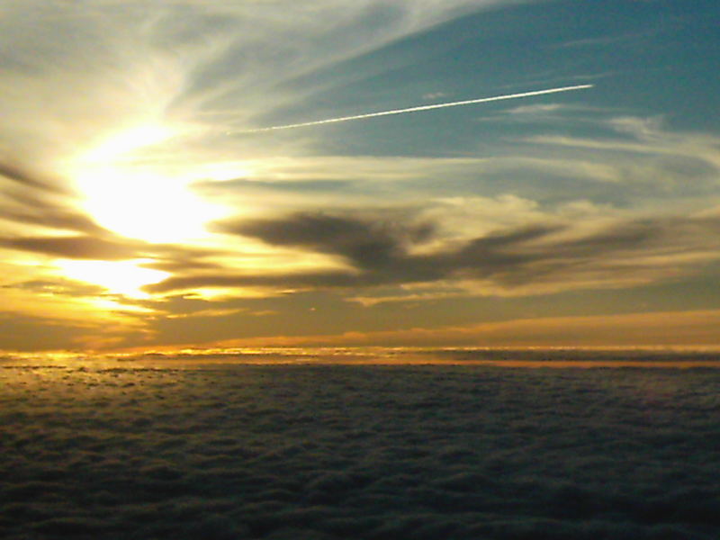 über den wolken...