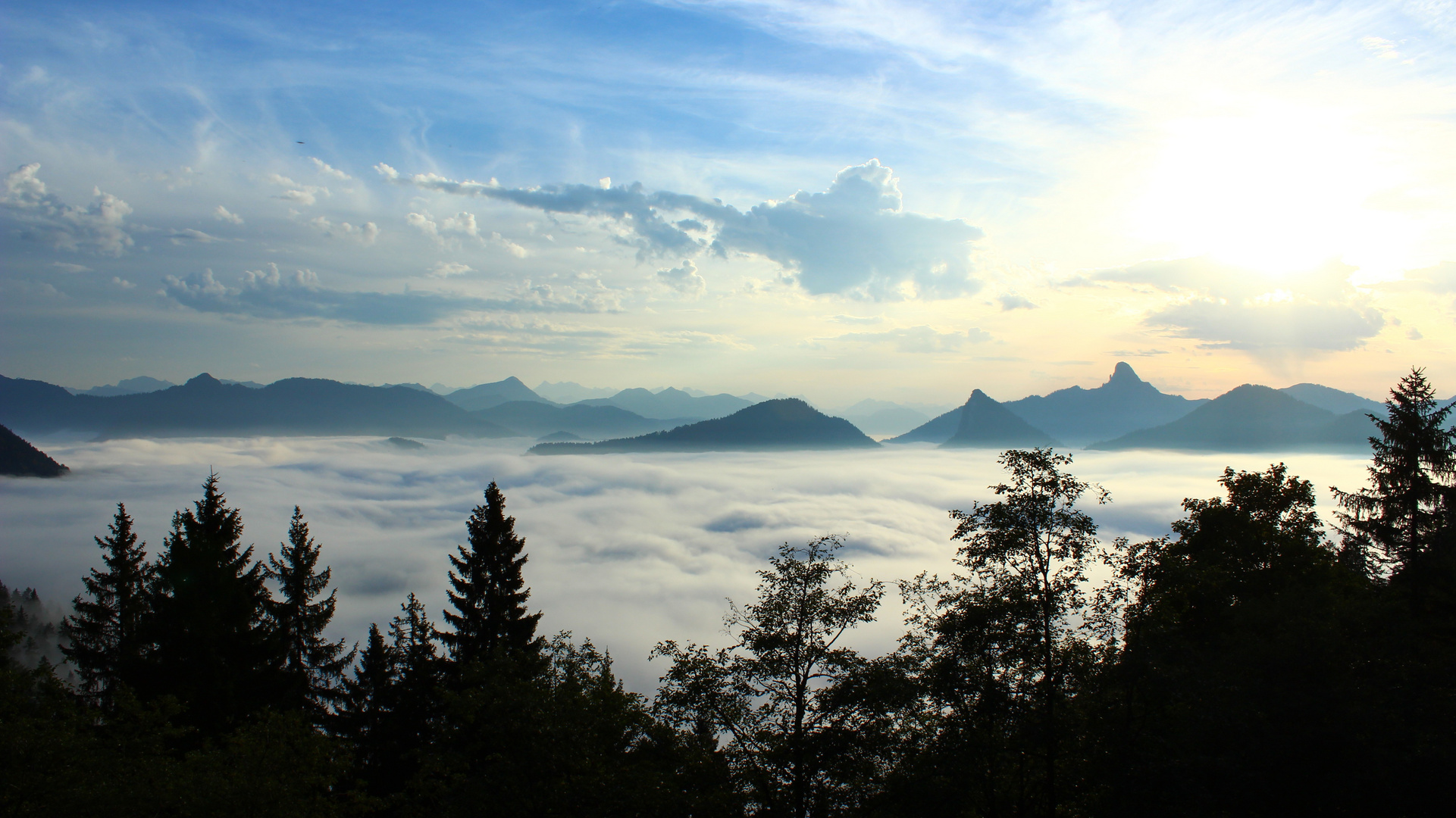 Über den Wolken im Tegernseer Tal