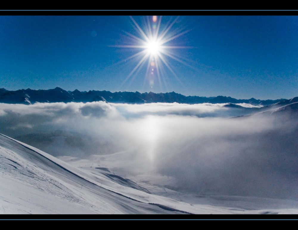 Über den Wolken in Serfaus