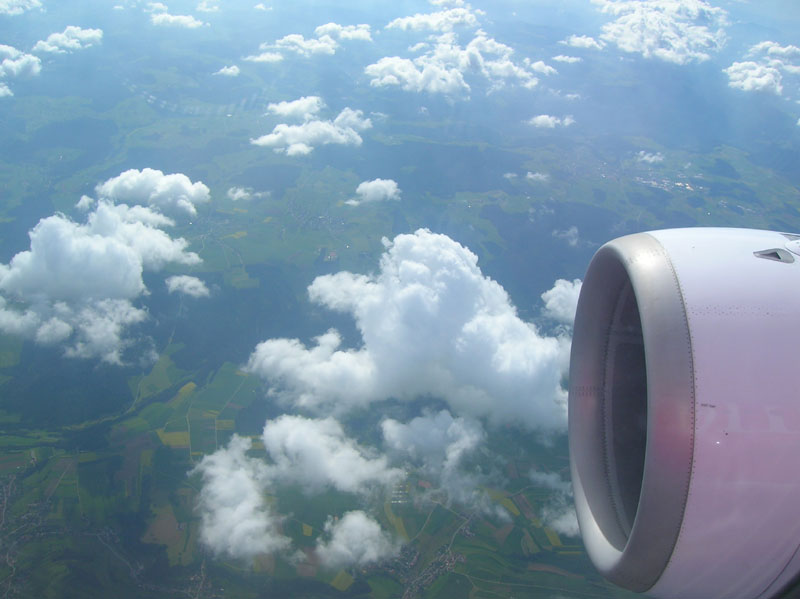 Über den Wolken, irgendwo in der Schweiz