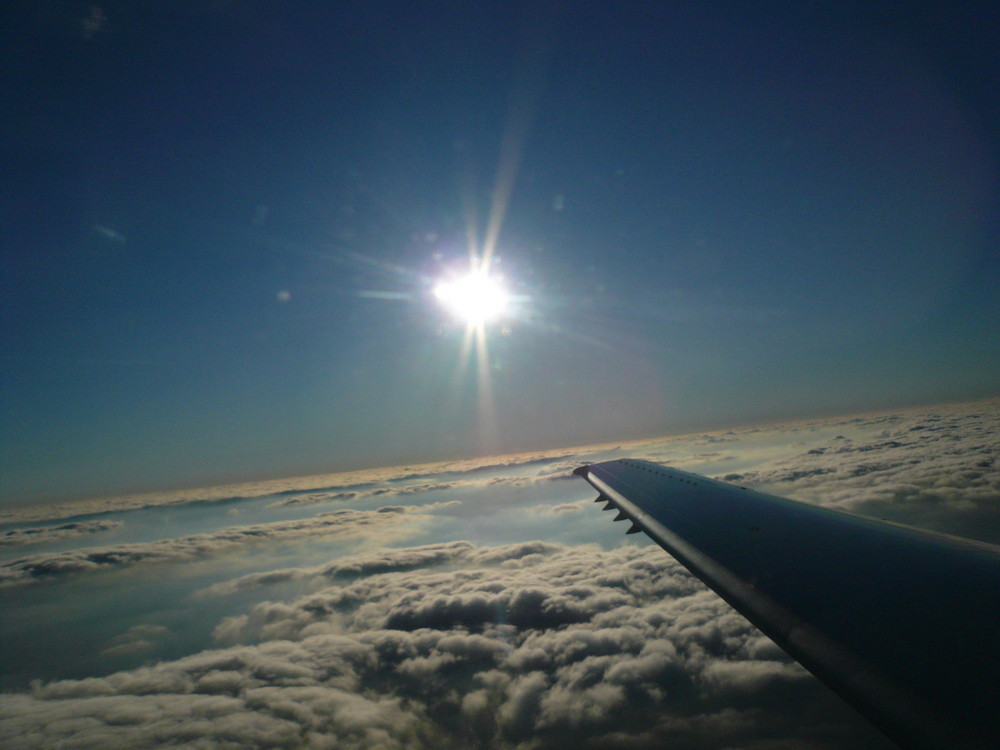 Über den Wolken... ist das Horizont ,etwa schräg, oder nicht!?!