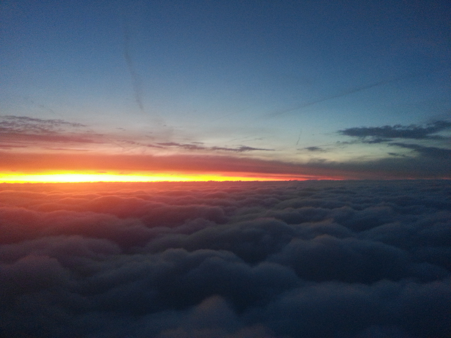 über den Wolken - konnte mich nicht entscheiden