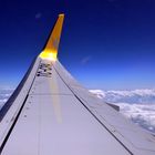 Über den Wolken mit Pegasus Airlines nach Sabiha Gökçen.