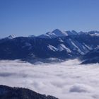 Über den Wolken oberhalb von Gröbming