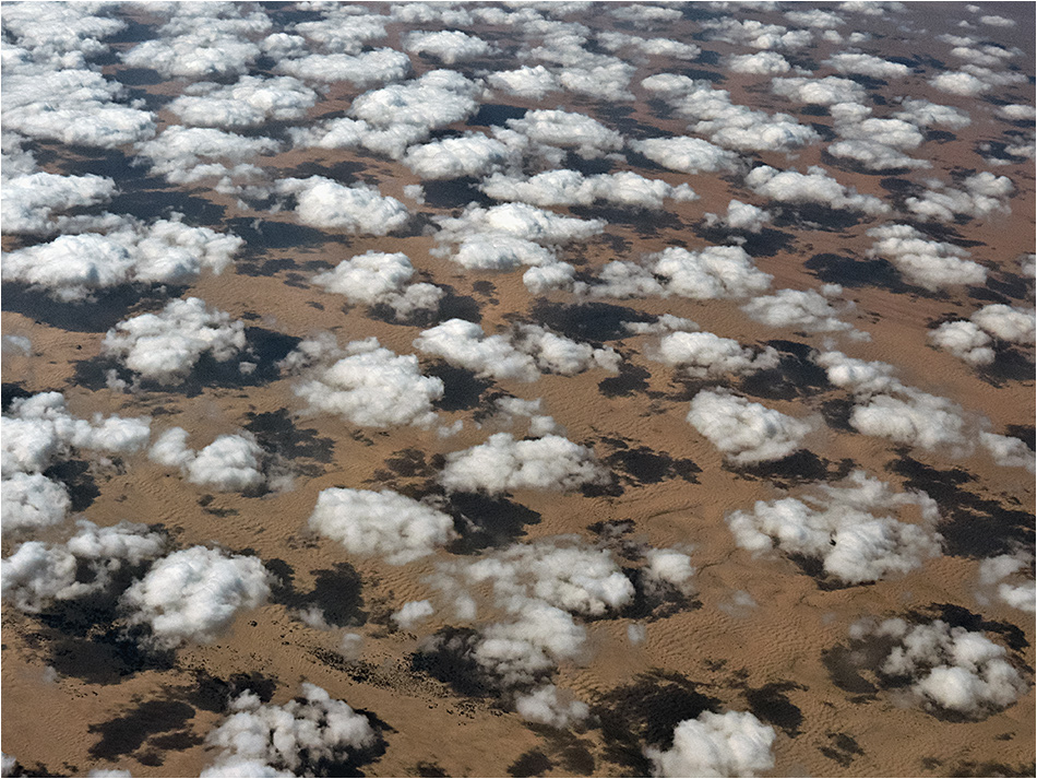 Über den Wolken über dem Oman