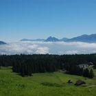 Über den Wolken vom Sarnersee mit Pilatus und Stanserhorn