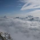 über den wolken von süd tirol