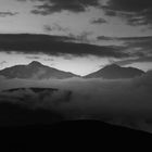 Über den Wolken - Weißhorn und Schwarzhorn