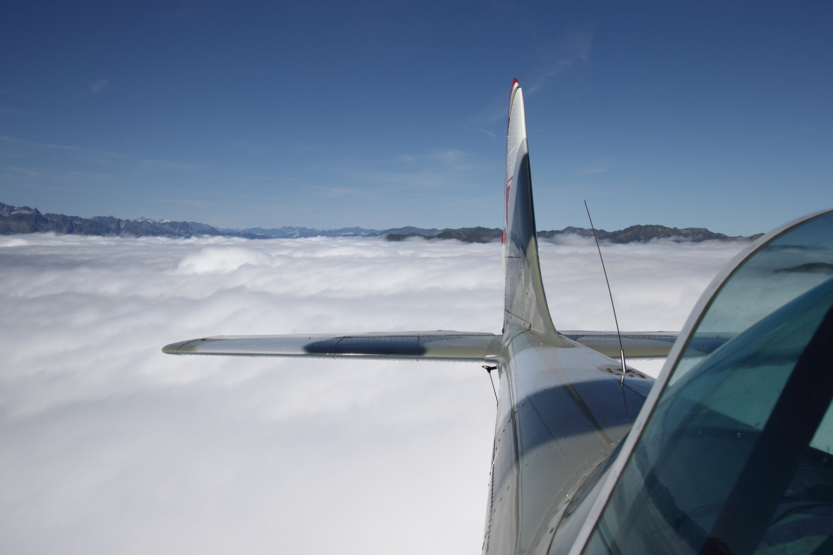 über den Wolken - YAK Flug  - nach Zell am See 7 8 17