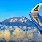 über den Wolken,der Kilimanjaro