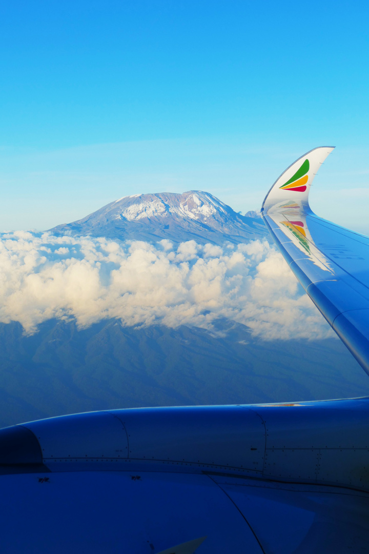 über den Wolken,der Kilimanjaro