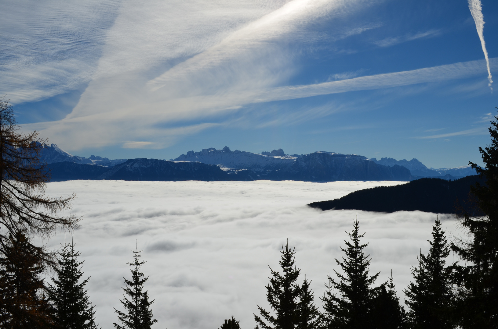 ..über den Wolken(Nebel)...