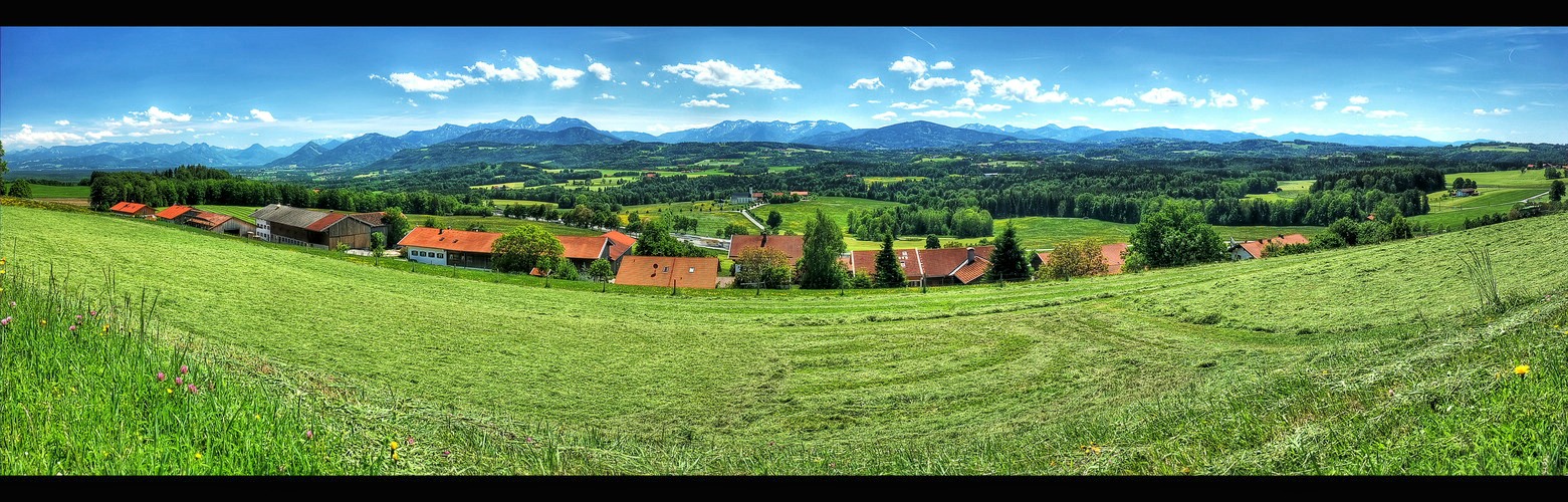 Über der A8 Panorama