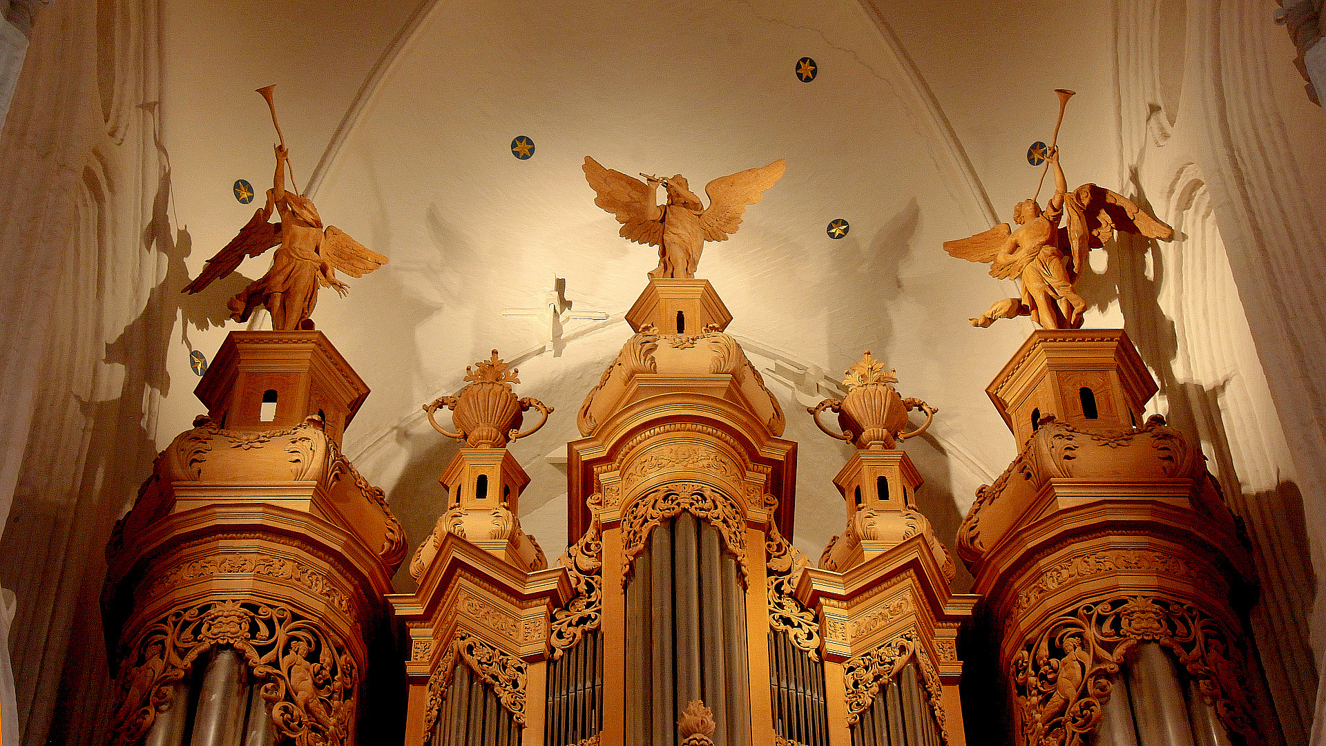 Über der Haupt-Orgel