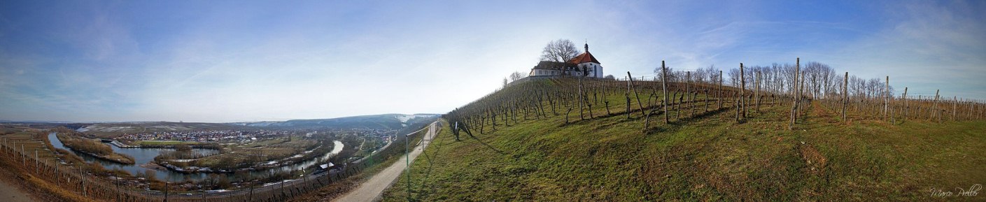 Über der Mainschleife thront die Vogelsburg.