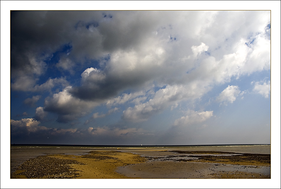 über der Ostsee am Samstag