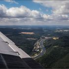 über der Sächsischen Schweiz