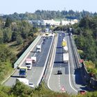 Über die Autobahnbrücke Pirk im Vogtland