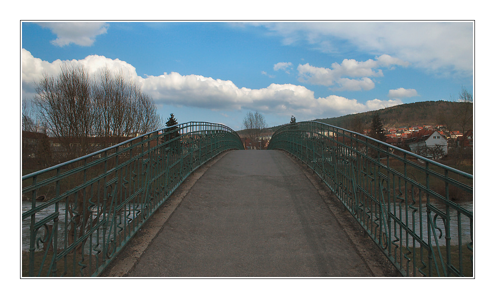 über die brücke gehen ...