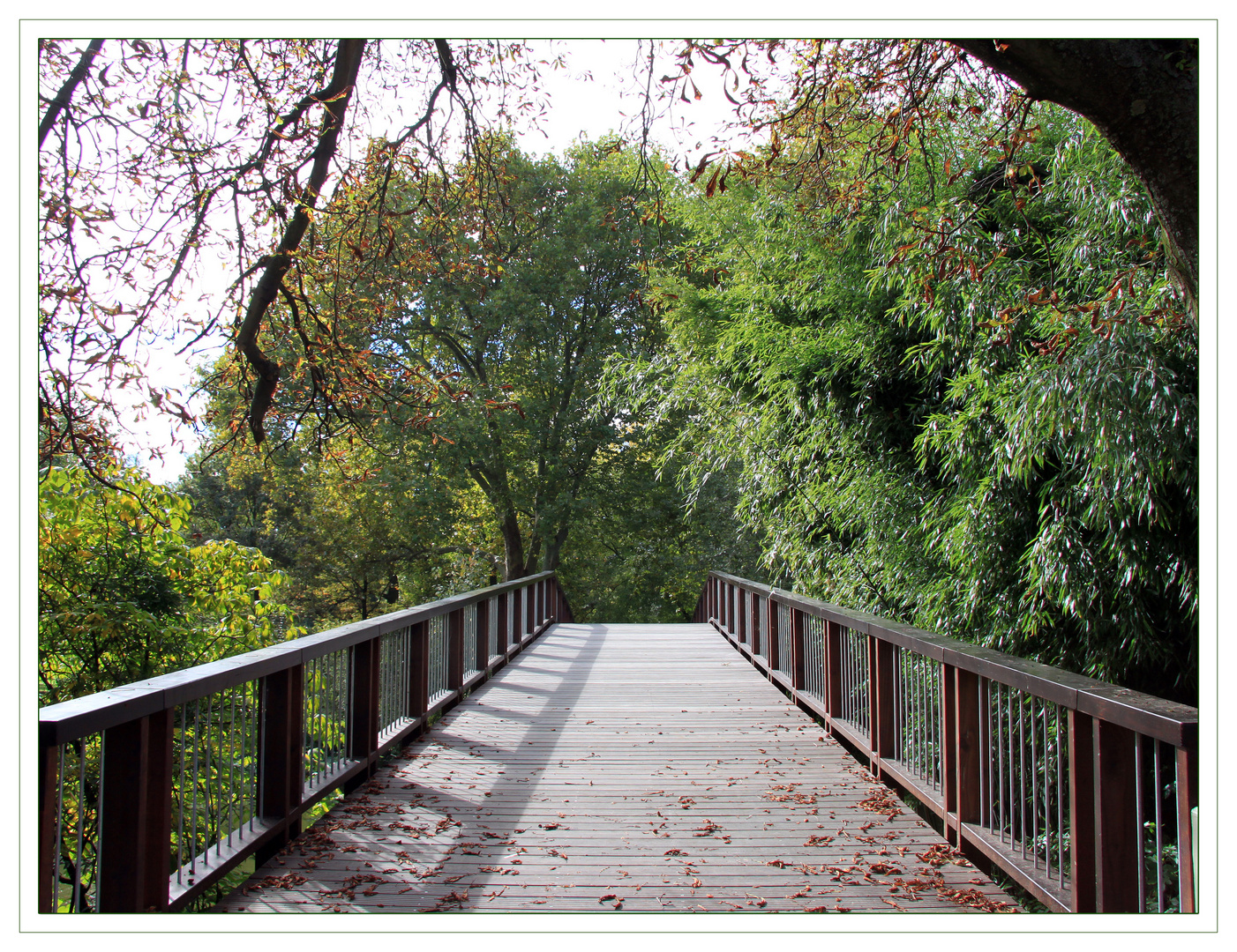 ÜBER DIE BRÜCKE GEHEN