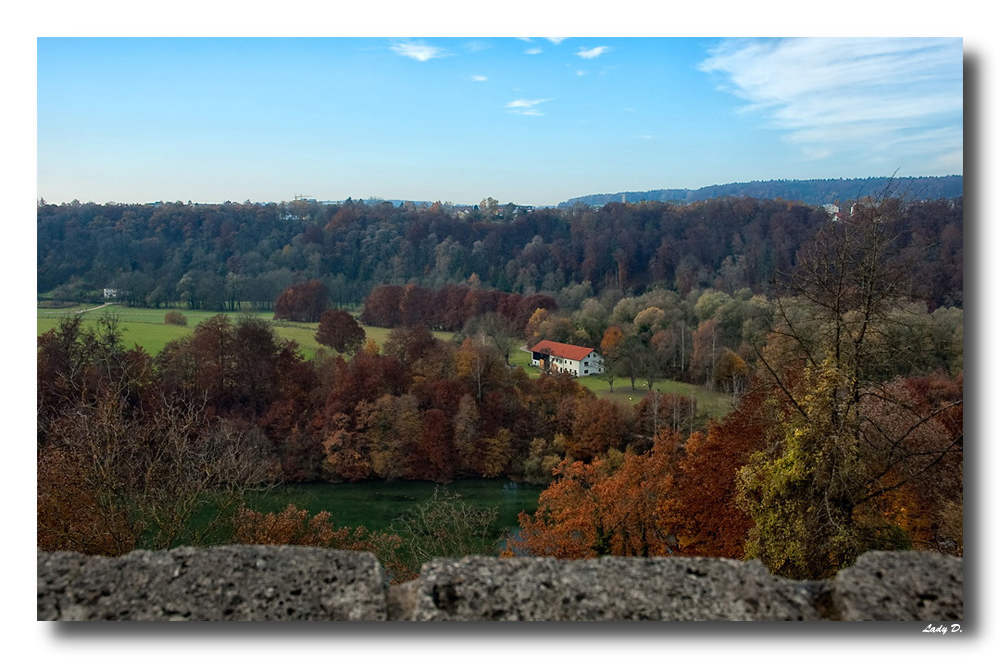 über die Burgmauer gschaut...