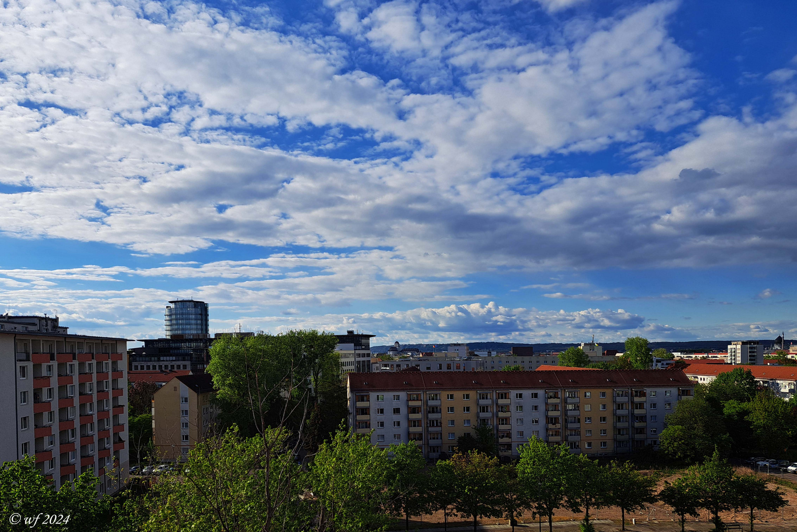 Über die Dächer der Stadt