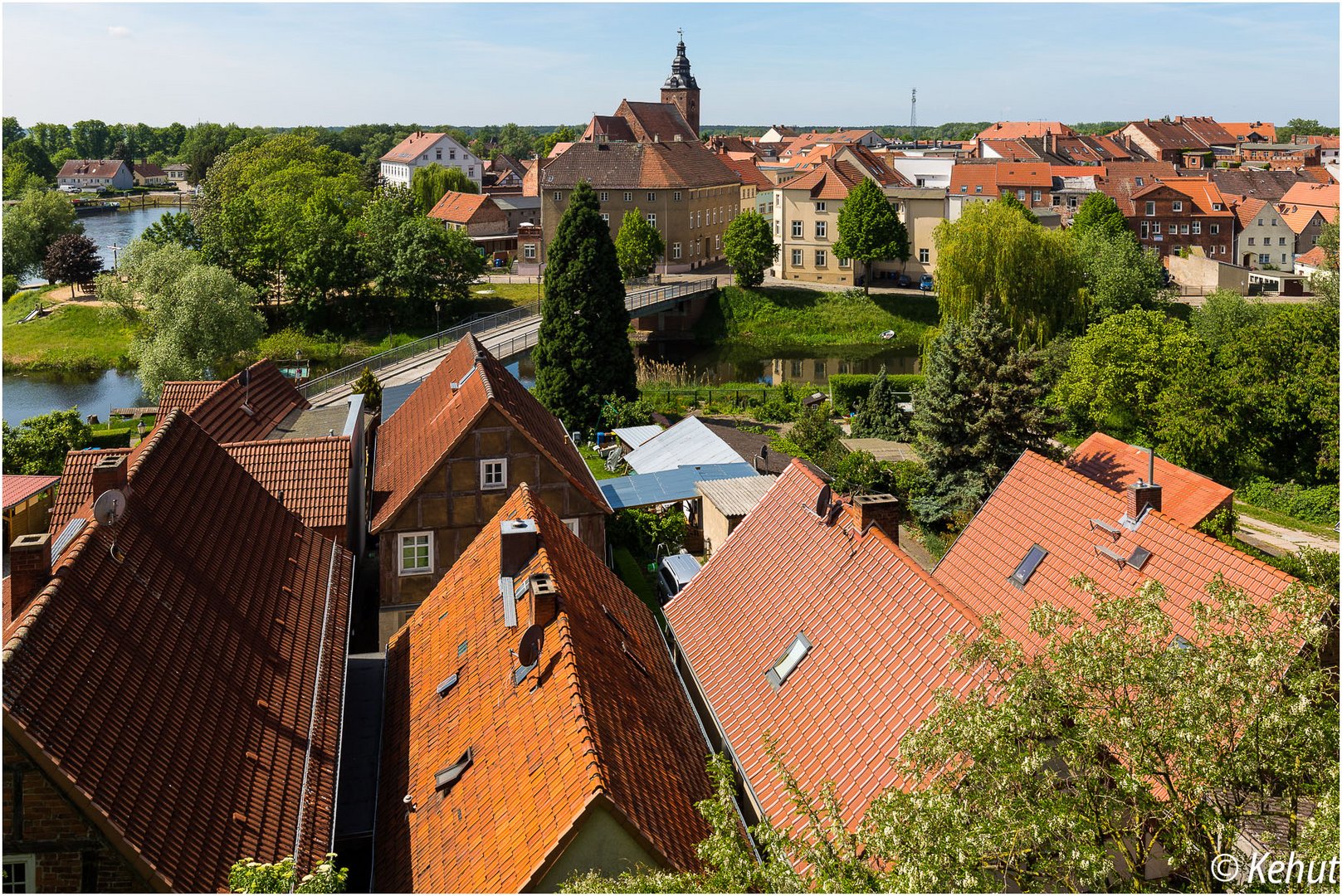 Über die Dächer von Havelberg ...