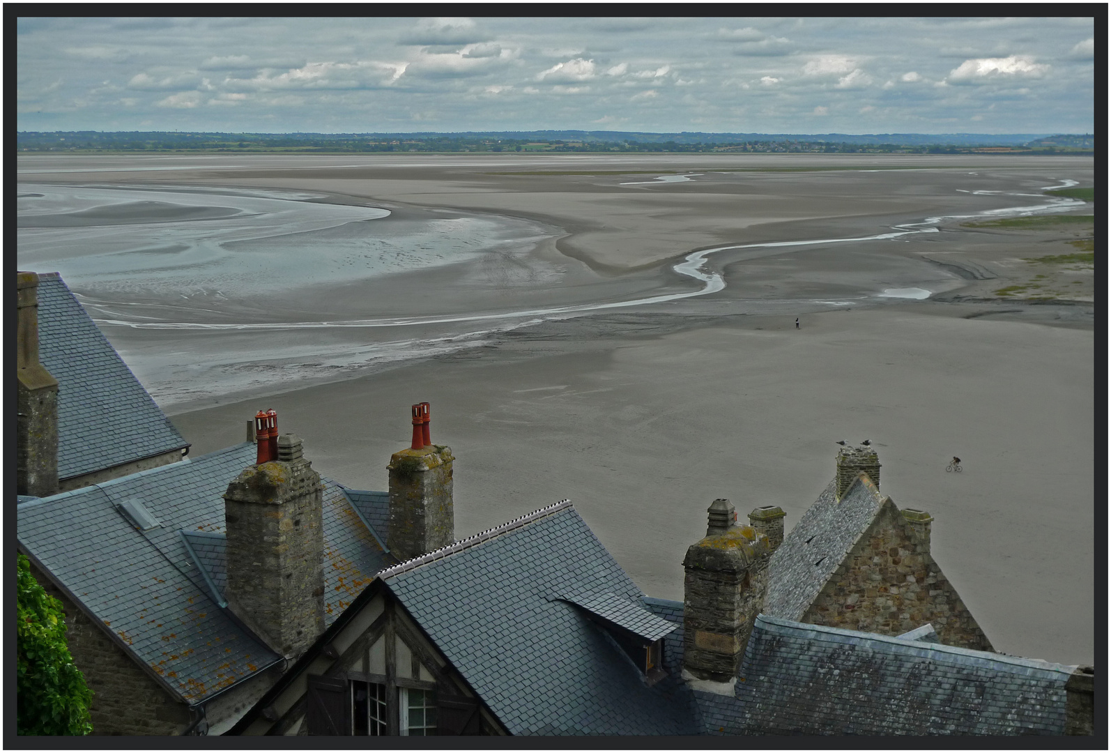 Über die Dächer von Mont Saint Michel