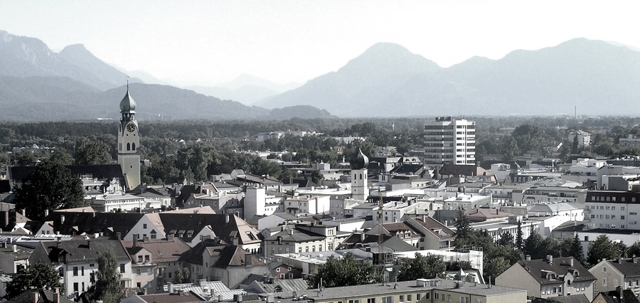 Über die Dächer von Rosenheim nach Kufstein