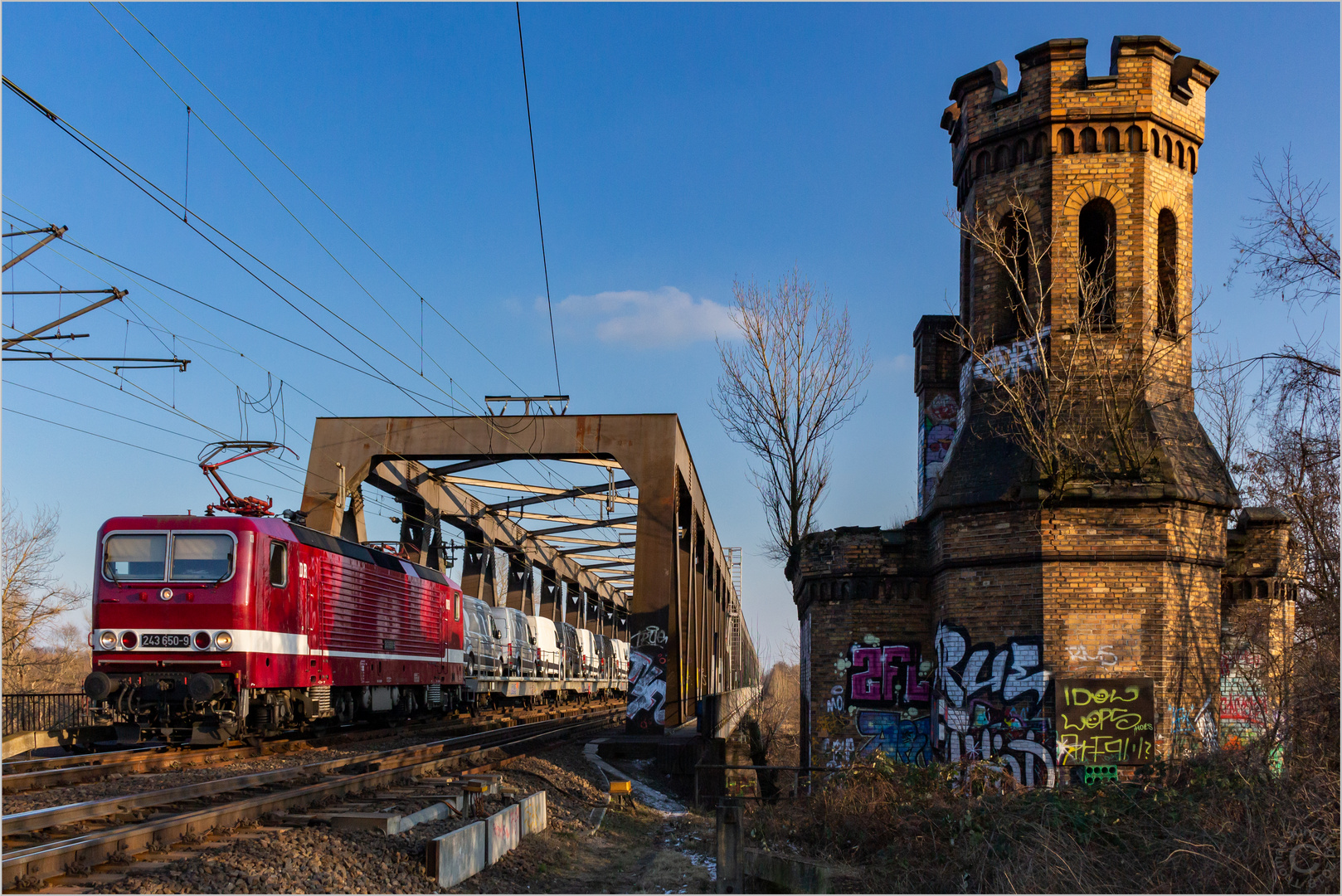 Über die Elbe...