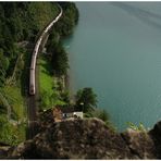 Über die Felsen geschaut