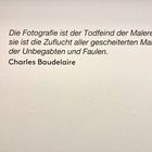 Über die Fotografie...