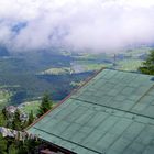 Über die Mittenwalder Hütte geht der Blick