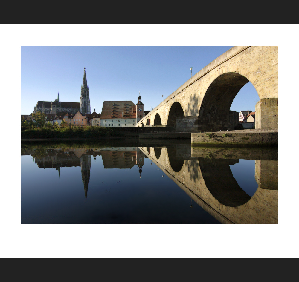 Über die Steinerne Brücke ...