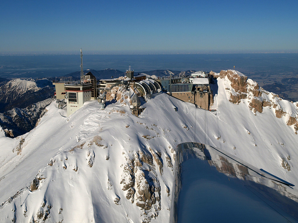 Über die Zugspitze...