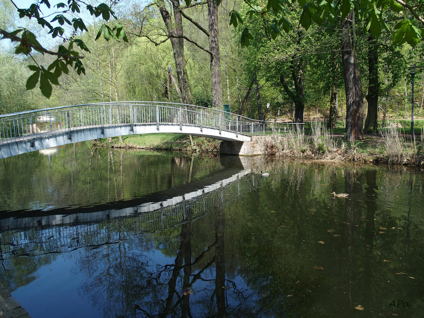 Über diese Brücke...