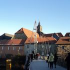 Über diese Brücke musst Du gehen  vom Rotmaincenter zum Marktplatz Bayreuth