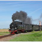 Über einen Bahnübergang beim Zirkelschacht