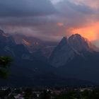Über Garmisch-Partenkirchen