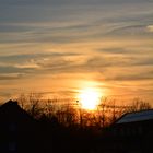 Über Kamens Dächern... Sonnenuntergang im Frühjahr Teil II