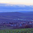 Über Kreischa und dem Osterzgebirge ein stimmungsvoller Blick am heiligen Abend...