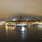 über Stockholm bei nacht 1