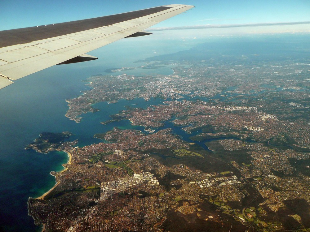 ..... über Sydney, Australien