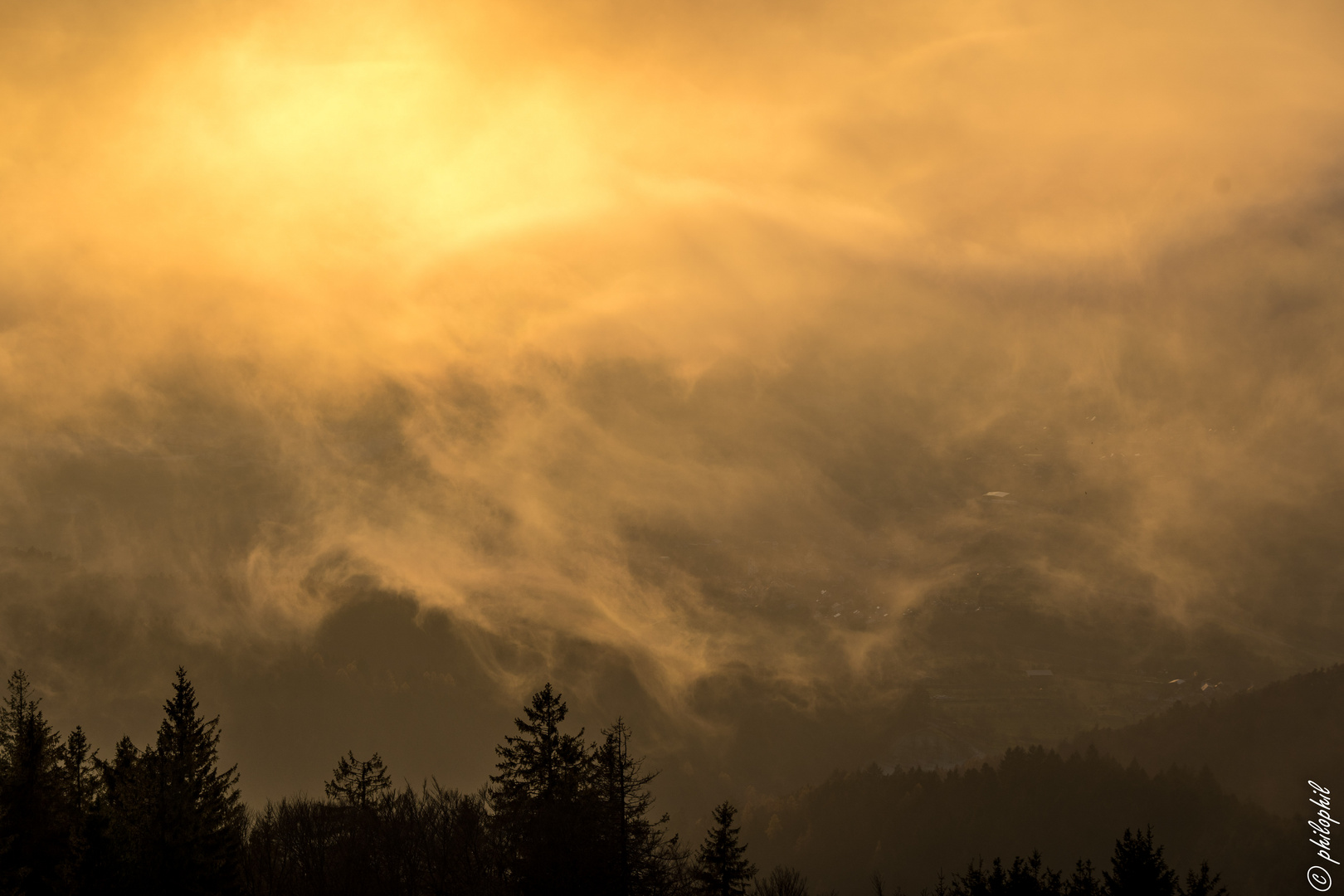 Über und in den Wolken