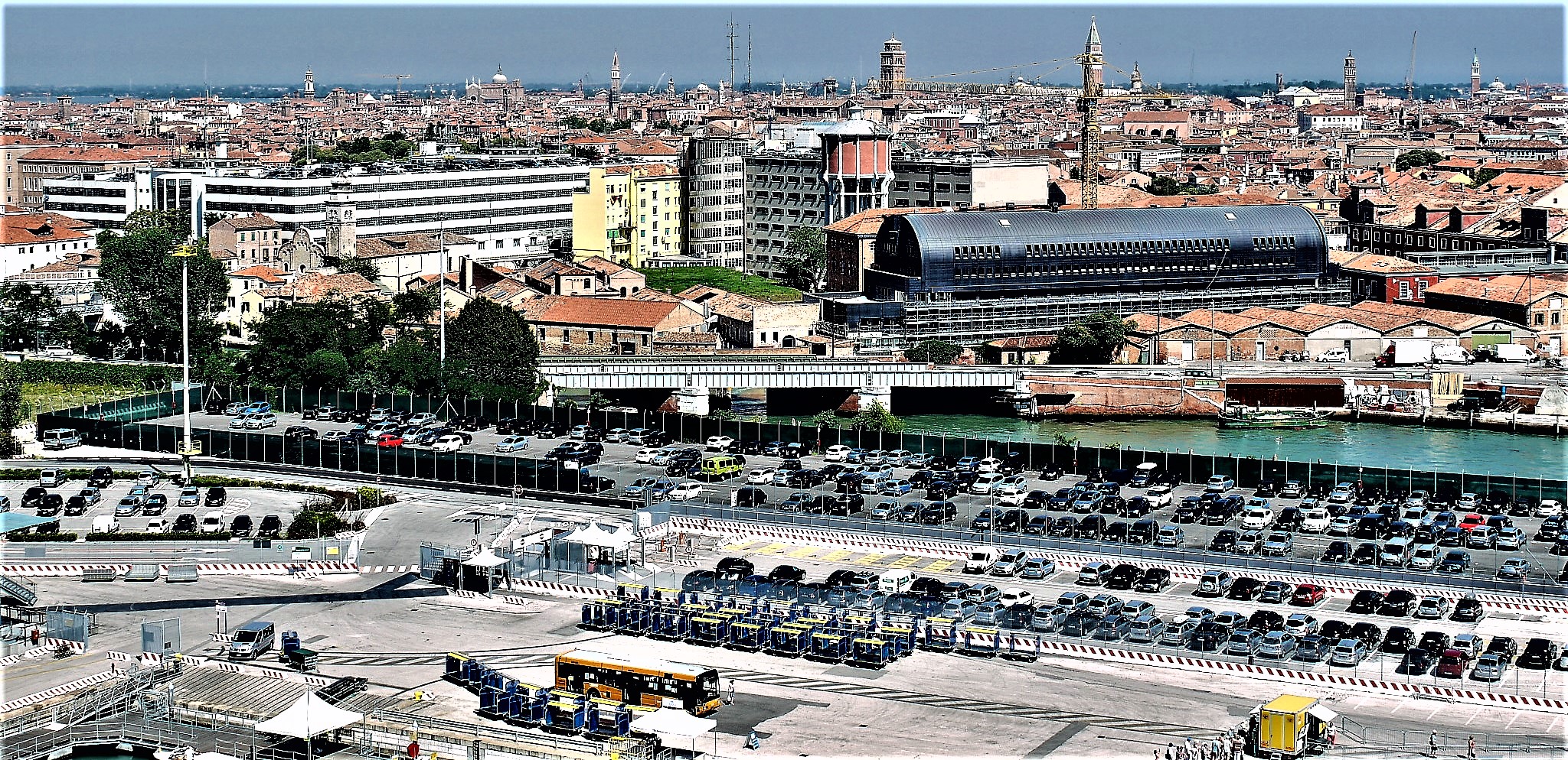 Über Venedig am Kreuzfahrterminal - Ein gigantischer Ausblick!