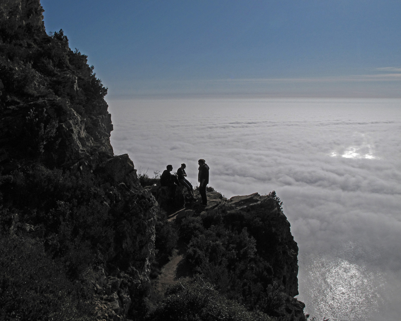 Über Wolken und Meer