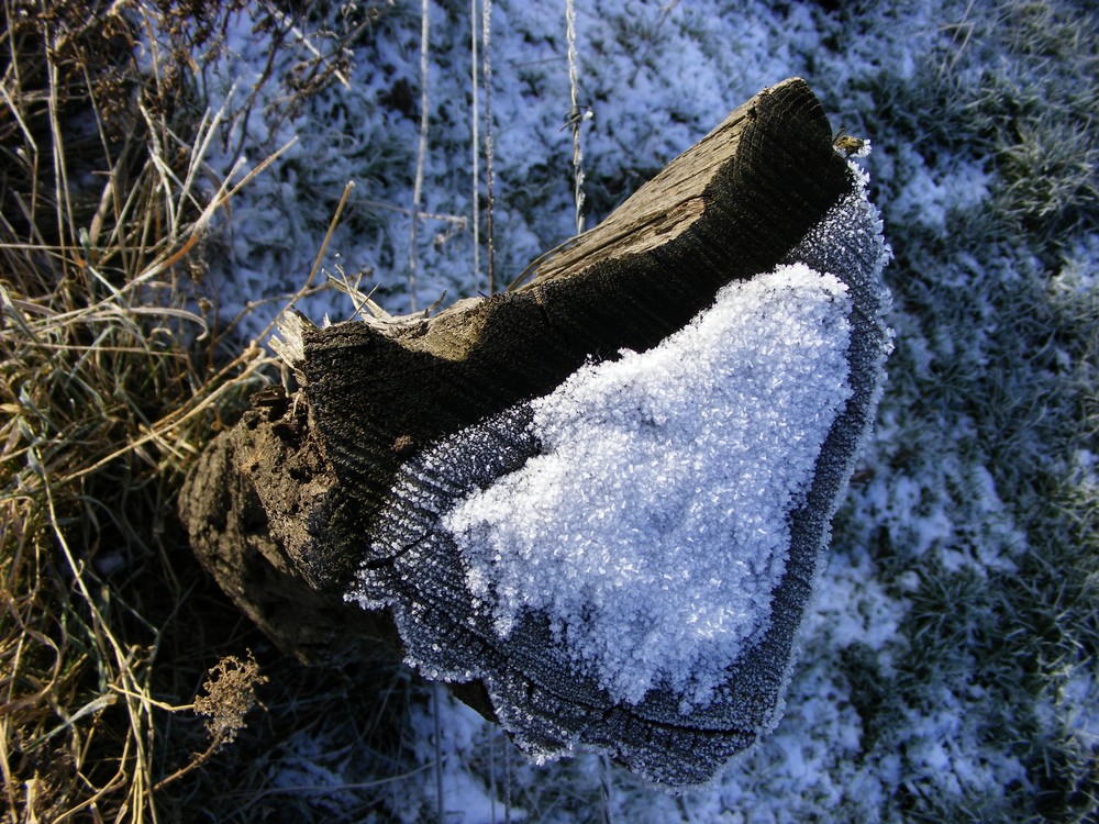 Überall liegt Schnee....