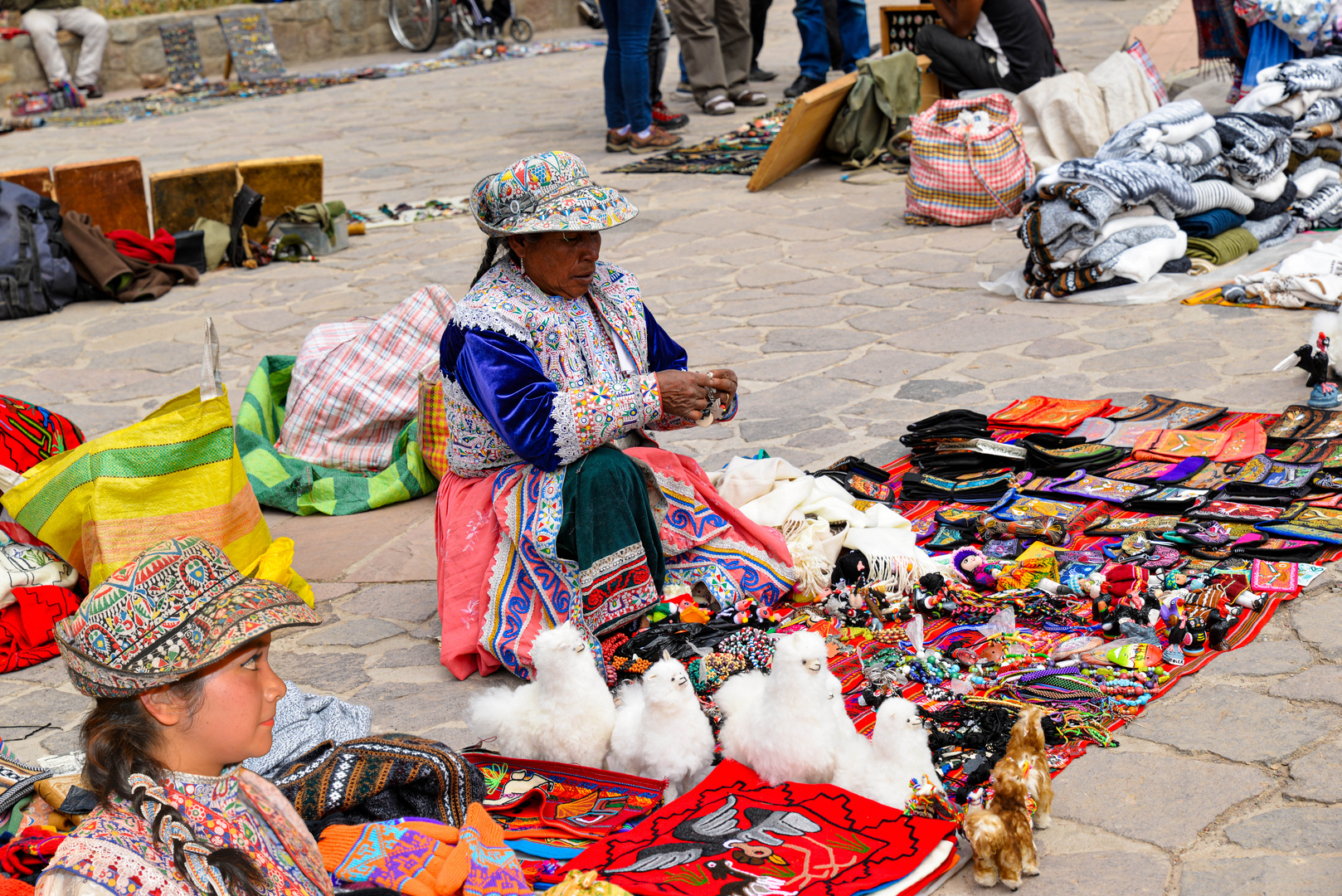 Überall werden Souvenirs angeboten