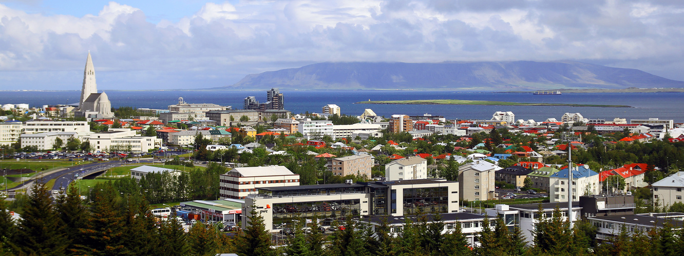 Überblick über Reykjavik